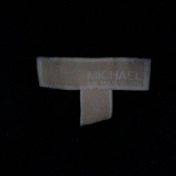 Black Gold Zip Pockets Long Sleeve Roll Tab Sleeve Blouse - Picture 4 of 5